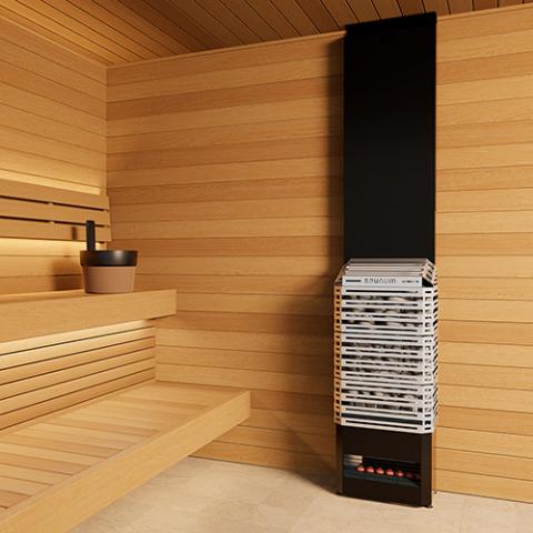 Saunum Sauna Heater & Climate Equalizer AIR 5 Stainless Steel