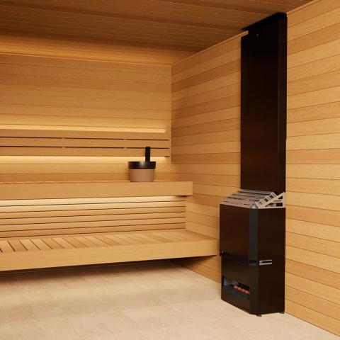 Saunum Sauna Heater & Climate Equalizer AIR 5 Black