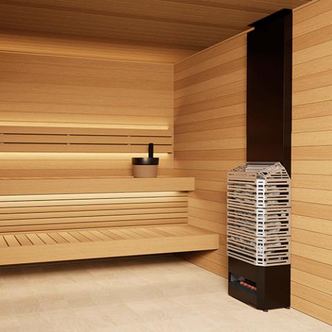 Saunum Sauna Heater & Climate Equalizer AIR 7 Stainless Steel