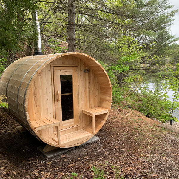 Dundalk Leisurecraft Sauna CT Serenity Barrel Sauna CTC2245E