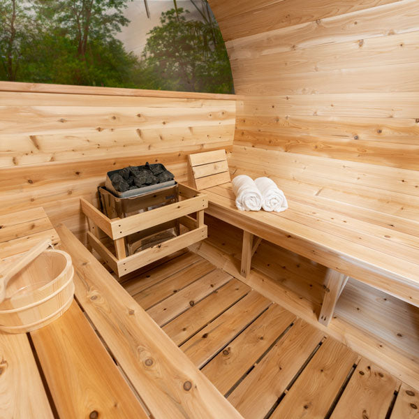 Dundalk Leisurecraft Sauna Serenity MP Barrel Sauna CTC2245MPE