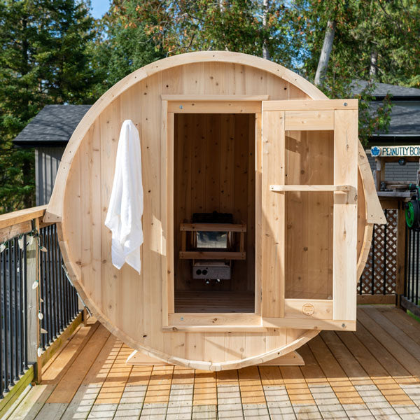 Dundalk Leisurecraft Sauna CT Harmony Barrel Sauna CTC22E