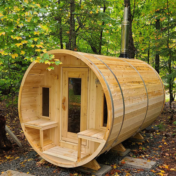 Dundalk Leisurecraft Sauna CT Tranquility Barrel Sauna CTC2345E