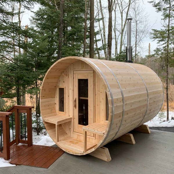 Dundalk Leisurecraft Sauna CT Tranquility Barrel Sauna CTC2345E