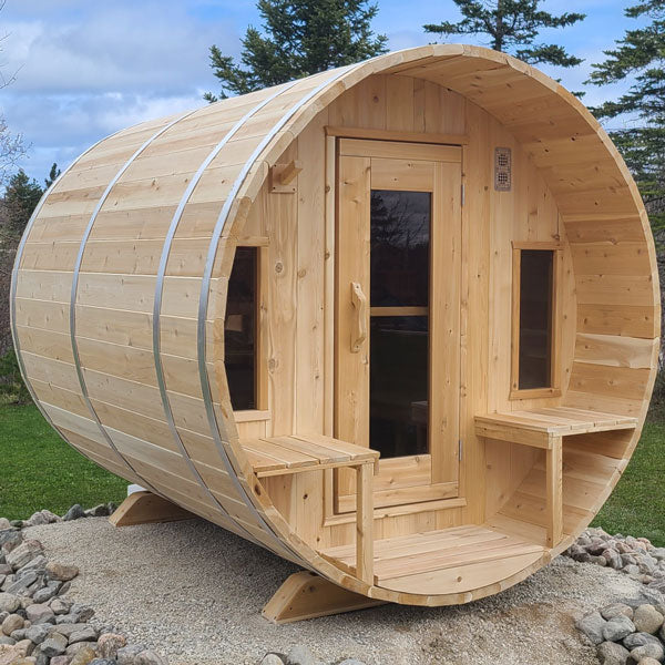 Dundalk Leisurecraft Sauna CT Tranquility Barrel Sauna CTC2345E