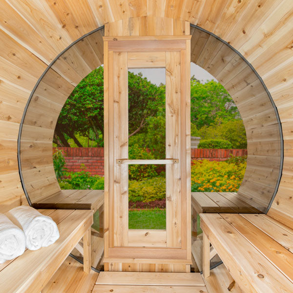 Dundalk Leisurecraft Sauna Tranquility MP Barrel Sauna CTC2345MPE