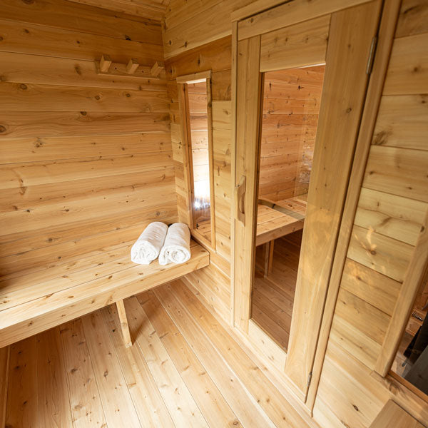 Dundalk Leisurecraft Sauna CT Georgian Cabin Sauna with Changeroom CTC88CW