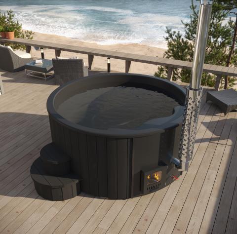 SaunaLife  Wood-Fired Hot Tub Model S4B