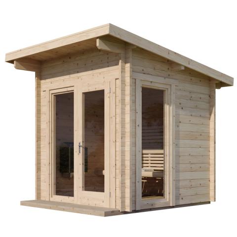 SaunaLife Outdoor Sauna Model G4