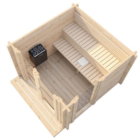 SaunaLife Outdoor Sauna Model G4