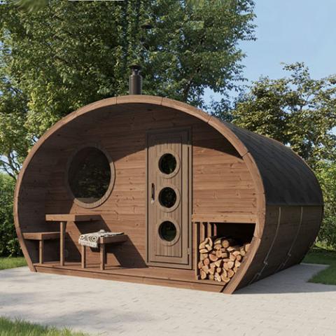 SaunaLife Outdoor Sauna Model G11