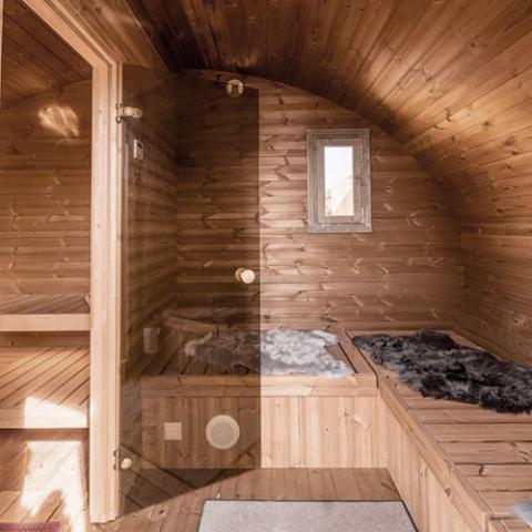 SaunaLife Outdoor Sauna Model G11