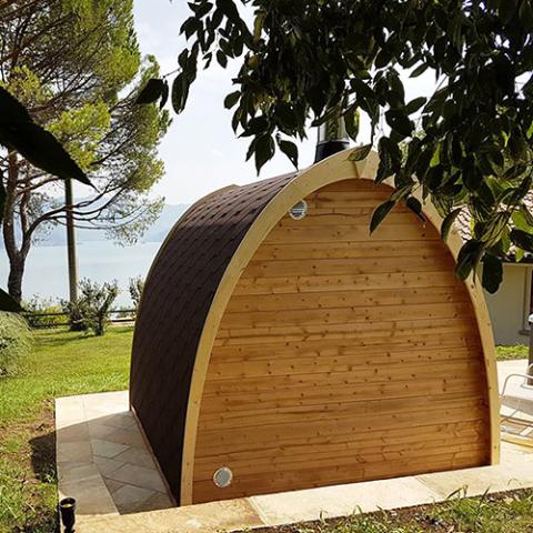 SaunaLife Outdoor Sauna Model G3