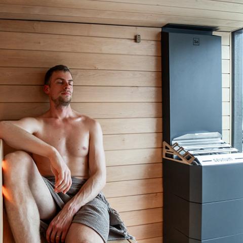 Saunum Sauna Heater & Climate Equalizer AIR 10 Black