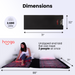 Hooga Red Light Therapy Dimensions