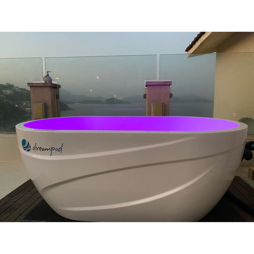 Dreampod Ice Bath front side white 