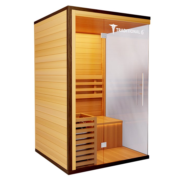 Traditional Sauna for 2 person back side