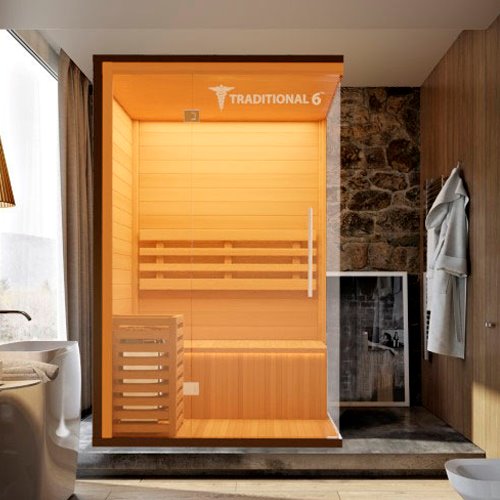 Traditional Sauna Indoor for 2 person front side