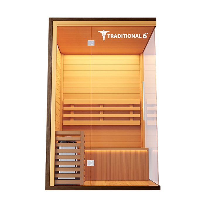 Front Side of Traditional Sauna 6 for 2 person