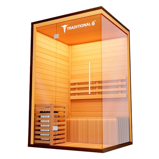 Traditional Sauna 6 - 2 Person Sauna front side