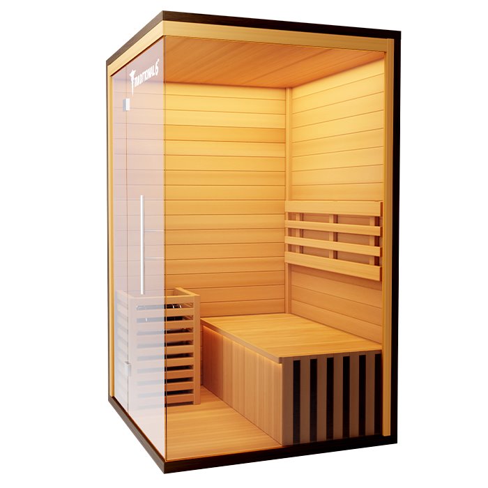 Another point of view of the traditional 6 Sauna for 2 person